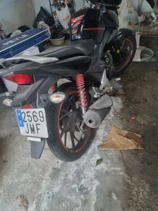 Honda CB125F 2017 Negra