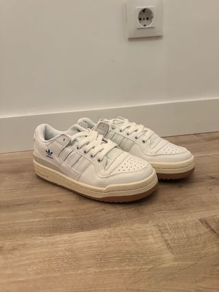 Zapatillas Adidas Forum Low Beige/Blanco