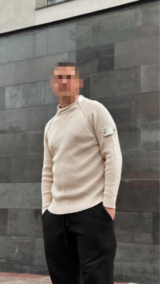 “NUEVO” Jersey de Stone Island beige - talla “L”