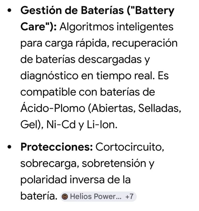 Cargador Baterías Inteligente ADEL CBI1210A