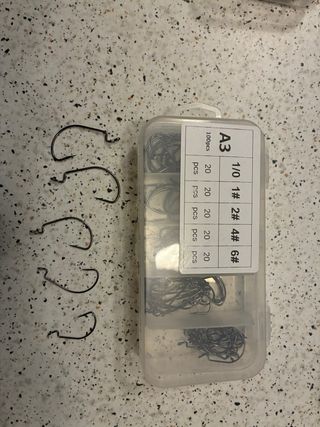 Pack Anzuelos Pesca Texas.