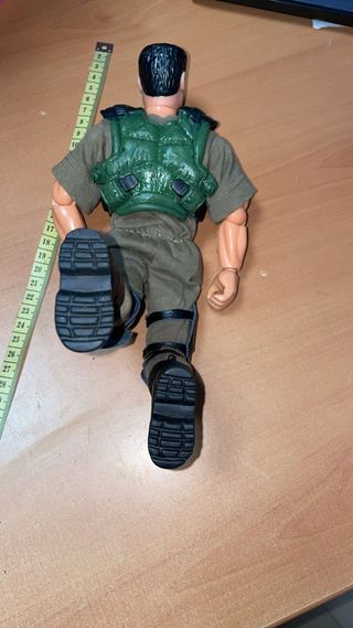 Muñeco Action Man Militar con Arma
