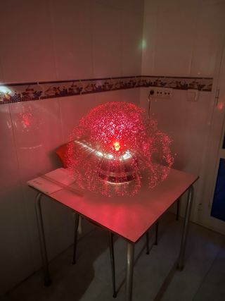 Lámpara de fibra óptica