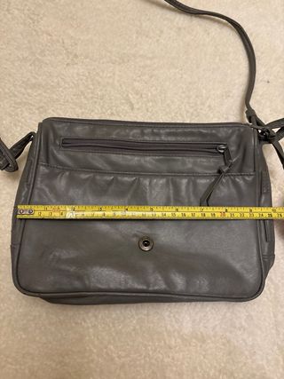 Bolso bandolera gris