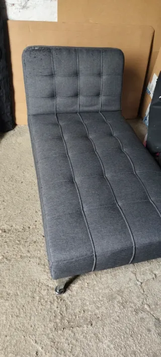 Sofá Cama Gris 2 Piezas