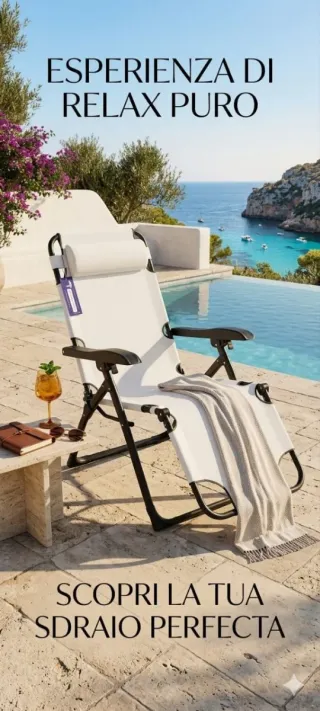 Sdraiò da giardino vari colori disponibili al mome
