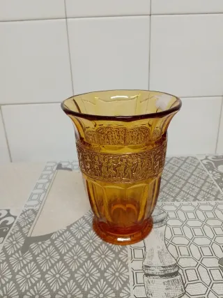 Jarrón Moser antiguo