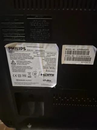 Televisor Philips Negro/Plateado