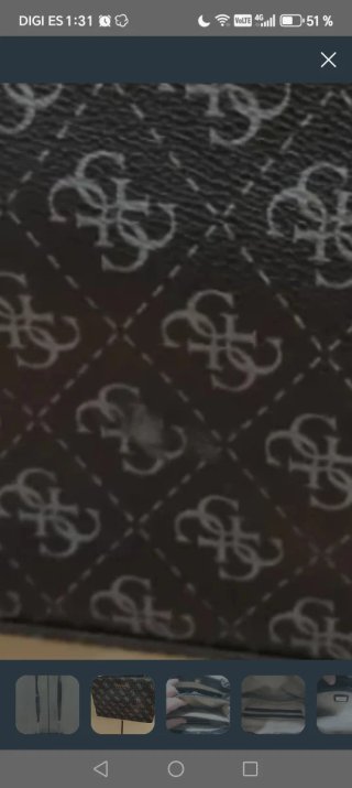Bolso Guess negro y gris