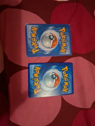 Cartas Pokémon Wartortle y Charmander