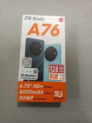 ZTE Blade A76 128GB 8GB RAM5 626797908 tlf contac