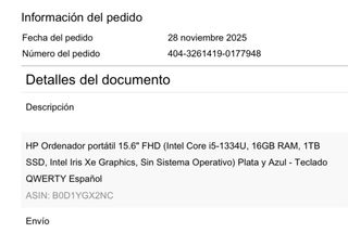 HP Portátil 15.6 FHD 1TB SSD
