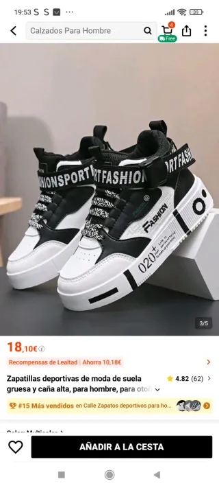 Zapatillas deportivas moda Talla 38