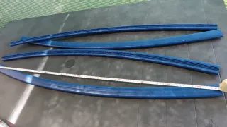 Perfiles PVC Piscina Elevada Azul