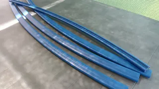 Perfiles PVC Piscina Elevada Azul