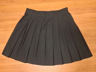 Falda Plisada Negra Talla M