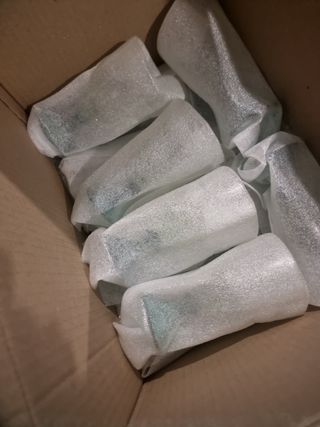 17 Copas Vidrio Verde Zara Home