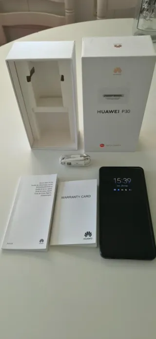 Huawei P30 Negro Caja Completa