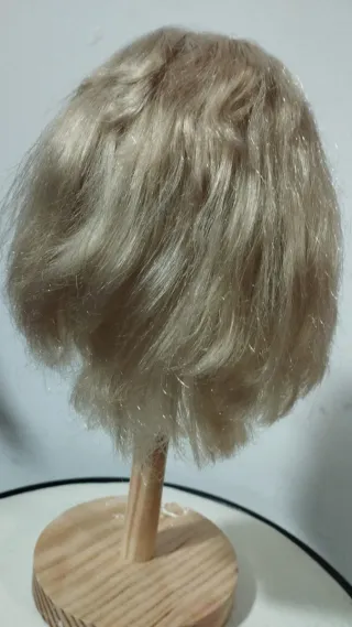 Nancy cabeza de muñeca rubia