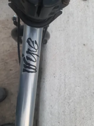 Bicicleta BMX Monti Gris Ruedas Amarillas