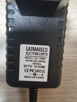 Adaptador Corriente 3V 200mA