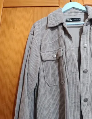 Chaqueta Zara pana gris