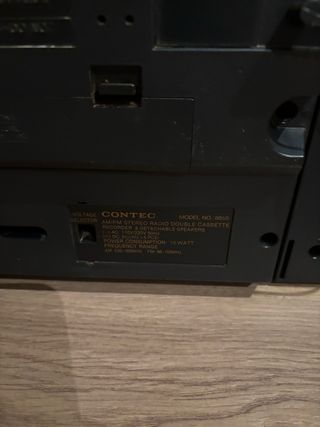Radio Cassette Contac 8850 Negro