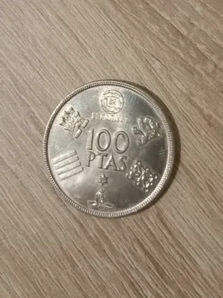 Moneda 100 Ptas España 82