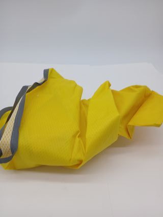Impermeable para Perros, Chubasquero para Perros con Capucha con Agujero para Arnés, Tira Reflectante,Bolsillos para Perros pequ