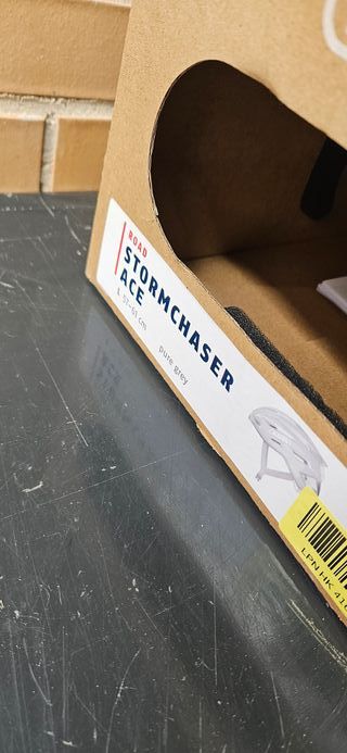 Casco Abus Stormchaser ACE Pure Grey