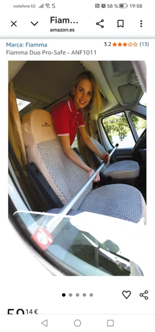 Barra seguridad Fiamma autocaravana