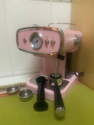 Cafetera Espresso Silvercrest Rosa