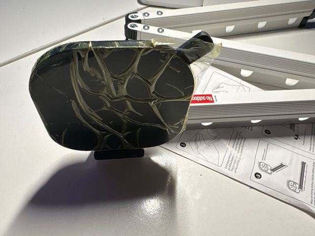 Asta pieghevole con ventosa