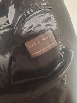Chaqueta Zara Hombre Talla 60 Negra
