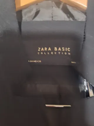 Chaqueta Zara Hombre Talla 60 Negra