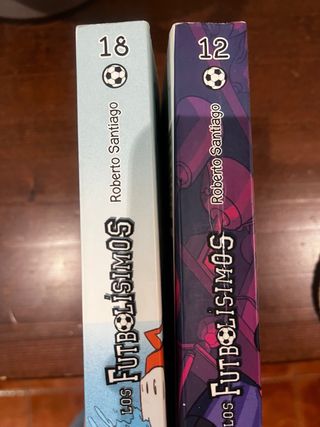 2 libros Futbolisimos 12-18