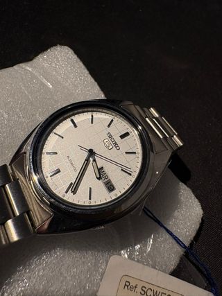 Reloj Seiko Plata Automático Ref SCWF05K