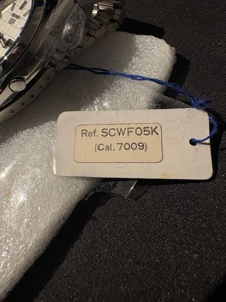 Reloj Seiko Plata Automático Ref SCWF05K