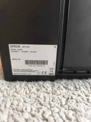 Impresora Epson XP-212 Negra