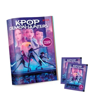 K-POP Demon Hunters Álbum + 2 Sobres