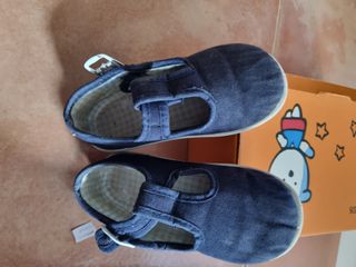 Pepitos lona niño azul