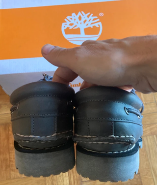 Timberland mocasines náuticos grises talla 3
