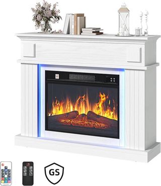 Chimenea Eléctrica Blanca