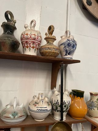 Botijos de cerámica y terracota