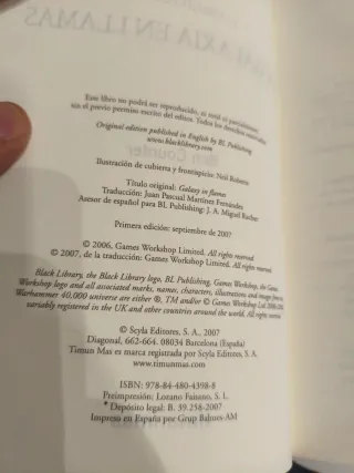 La Galaxia en Llamas, la herejía revelada