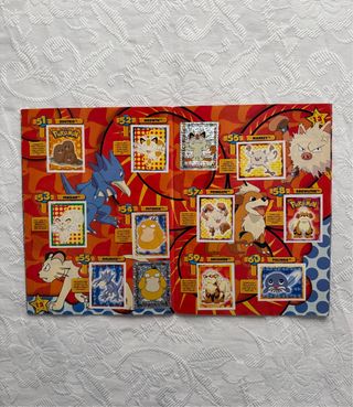 Álbum de cromos Pokémon (completo)