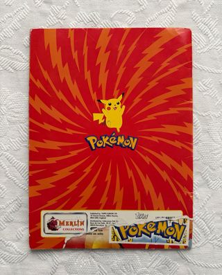 Álbum de cromos Pokémon (completo)