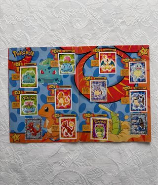 Álbum de cromos Pokémon (completo)