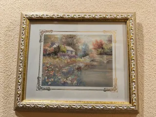 2 Cuadros Decorativos Dorados