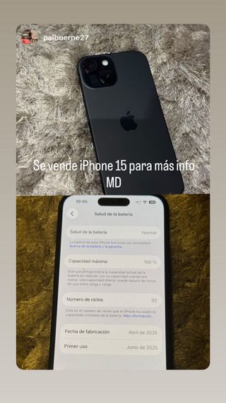 iPhone 15 Negro